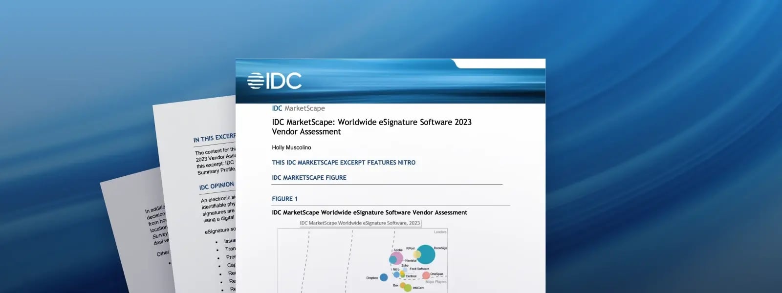 Nitro Named a Leader in 2023 IDC MarketScape eSignature Assessment